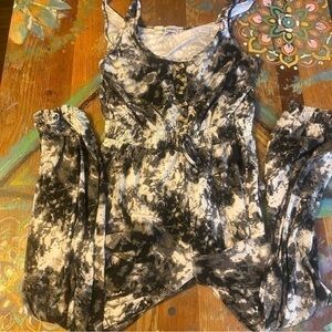 Really Cute Die-die Almost Famous Elastic Waisted Jumpsuit Size Large